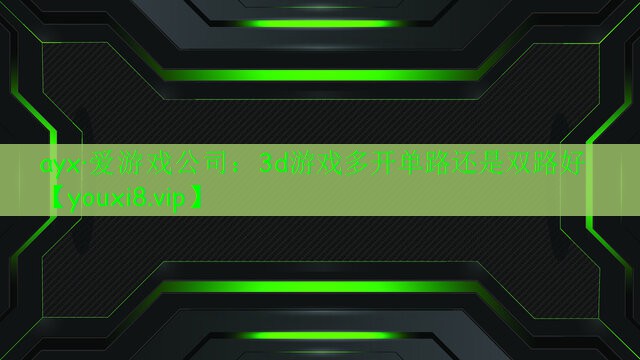 ayx·爱游戏公司：3d游戏多开单路还是双路好