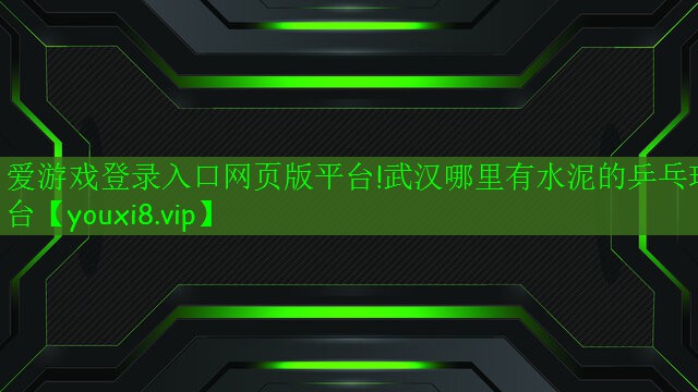 爱游戏登录入口网页版平台!武汉哪里有水泥的乒乓球台